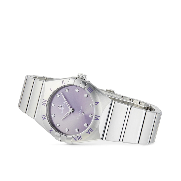 Omega Constellation Co-Axial 28mm Ladies Watch Purple O13110286060002 – Image 4