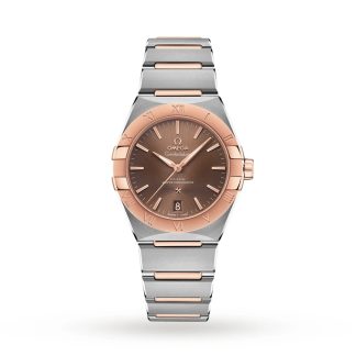 Omega Constellation Co-Axial 36mm Montre Homme Marron O13120362013001