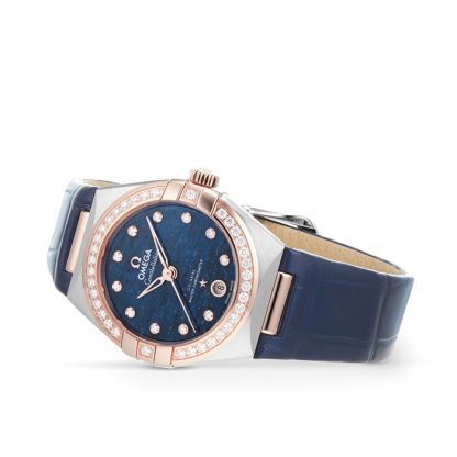 Omega Constellation Co-Axial Master Chronometer 29mm Ladies Watch Blue O13128292099003 – Image 3