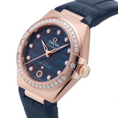 Omega Constellation Co-Axial Master Chronometer 29mm Ladies Watch Blue O13158292099006 – Image 5