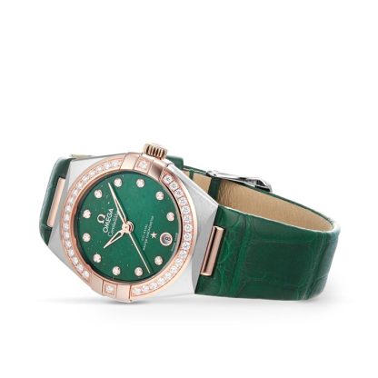 Omega Constellation Co-Axial Master Chronometer 29mm Ladies Watch Green O13128292099001 – Image 3