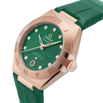 Omega Constellation Co-Axial Master Chronometer 29mm Ladies Watch Green O13153292099002 – Image 5