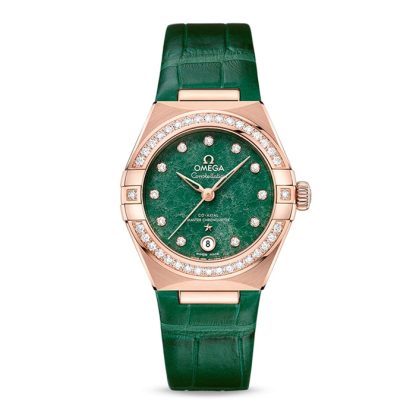 Omega Constellation Co-Axial Master Chronometer 29mm Ladies Watch Green O13158292099004