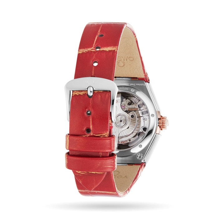 Omega Constellation Co-Axial Master Chronometer 29mm Ladies Watch Red O13128292099002 – Image 4