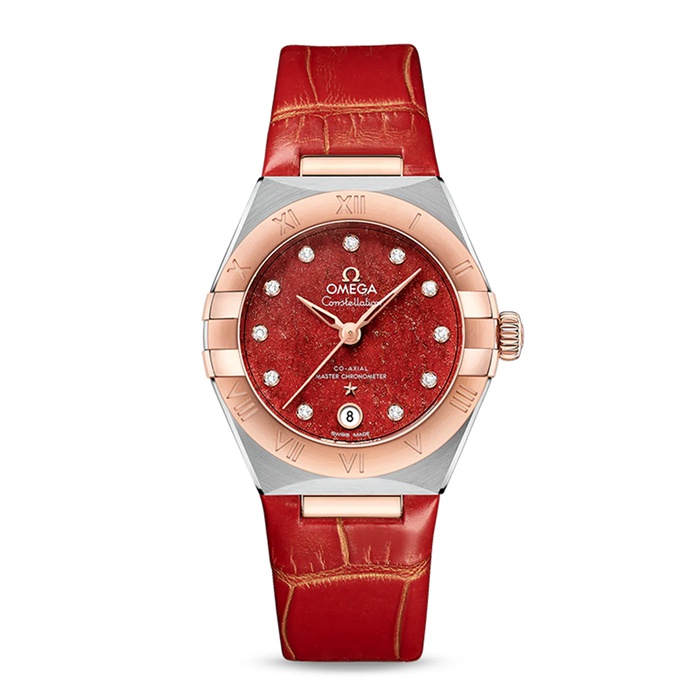 Omega Constellation Co-Axial Master Chronometer 29mm Ladies Watch Rouge O13123292099002