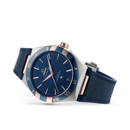 Omega Constellation Co-Axial Master Chronometer 41mm Montre Homme Bleu O13123412103001 – Image 3