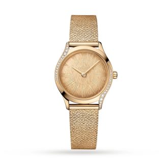 Omega De Ville Mini Trésor Quartz 26mm Moonshine™ Gold O42855266099001