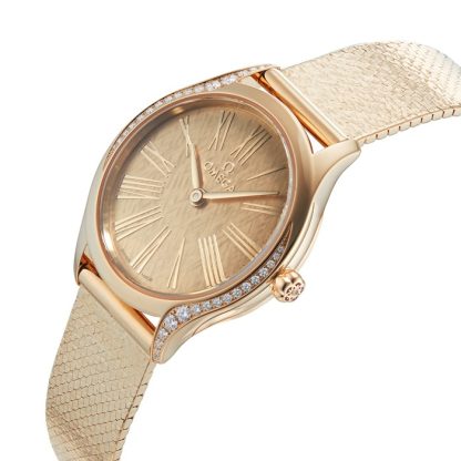 Omega De Ville Mini Trésor Quartz 26mm Moonshine™ Gold O42855266099001 – Image 5