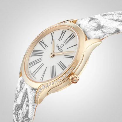 Omega De Ville Mini Trésor Quartz 26mm Moonshine™ Gold O42857266004002 – Image 5