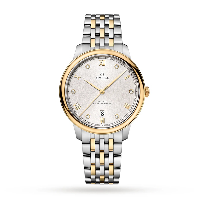 Omega De Ville Prestige Co-Axial Chronometer 40mm Montre Homme Argent O43420402052001