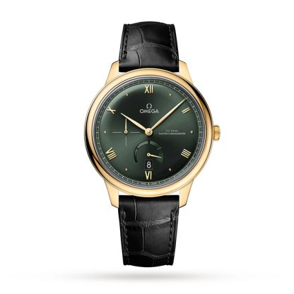 Omega De Ville Prestige Co-Axial Chronometer Power Reserve 41mm Mens Watch Green O43453412110001