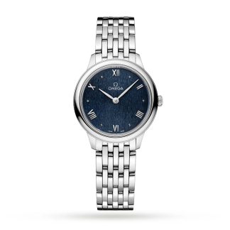 Omega De Ville Prestige Quartz 27.5mm Ladies Watch Blue O43410286003002