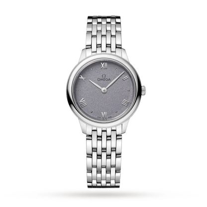 Omega De Ville Prestige Quartz 27.5mm Ladies Watch Purple O43410286003001