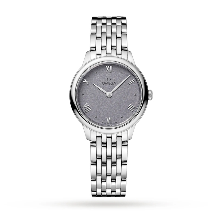 Omega De Ville Prestige Quartz 27.5mm Ladies Watch Purple O43410286003001
