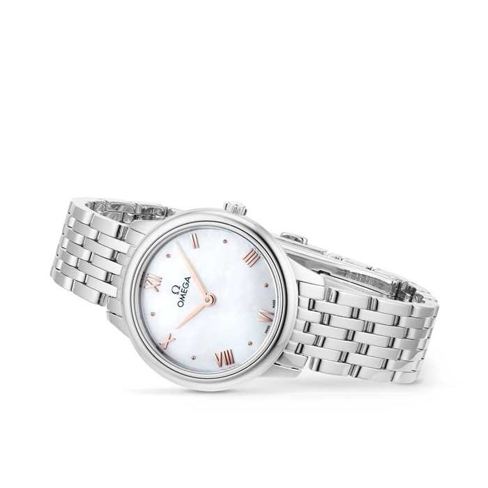 Omega De Ville Prestige Quartz 27.5mm Ladies Watch White O43410286005001 – Image 3
