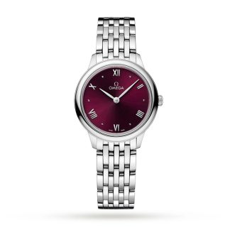 Omega De Ville Prestige Quartz 27.5mm Montre Femme Rouge O43410286011001