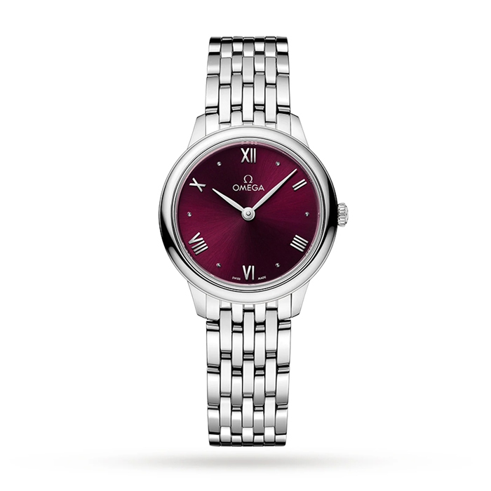 Omega De Ville Prestige Quartz 27.5mm Montre Femme Rouge O43410286011001