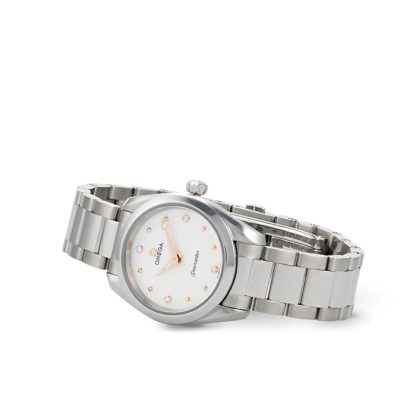 Omega Seamaster Aqua Terra 150M Ladies 28mm Quartz Diamond Dot Watch O22010286054001 – Image 2