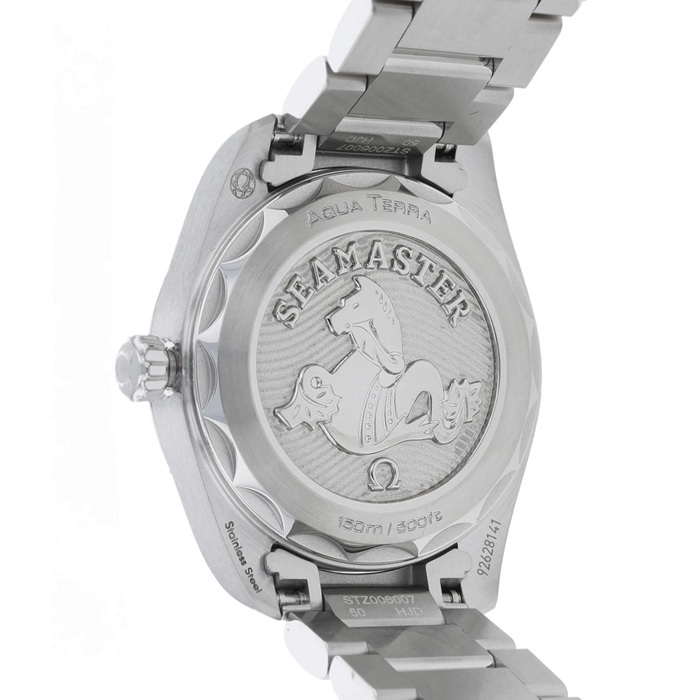 Omega Seamaster Aqua Terra 150M Ladies 28mm Quartz Diamond Dot Watch O22010286055001 – Image 4