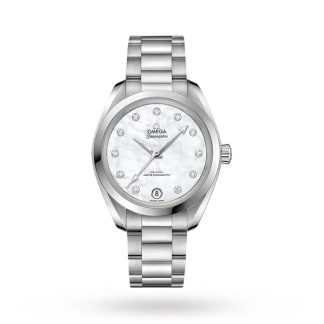 Omega Seamaster Aqua Terra 150M Ladies 34mm Automatic Co-Axial Diamond Dot Watch O22010342055001