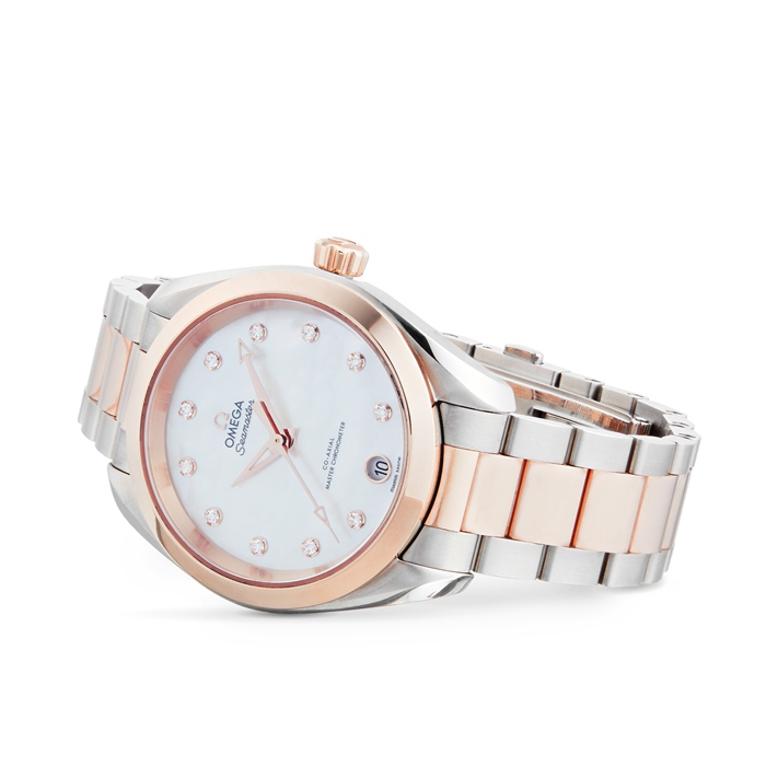 Omega Seamaster Aqua Terra 150m Co-Axial 34mm Ladies Watch O22020342055001 – Image 2