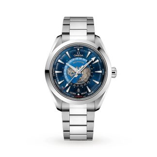 Omega Seamaster Aqua Terra 150m Co-Axial GMT Worldtimer 43mm Montre Homme O22010432203001