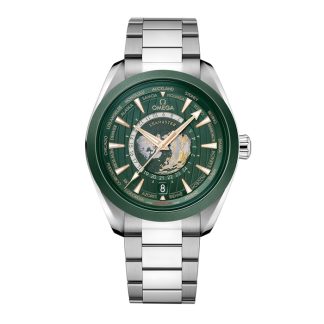Omega Seamaster Aqua Terra 150m Co Axial Master Chronomaster GMT Worldtimer 43mm Montre Homme Vert O22030432210001