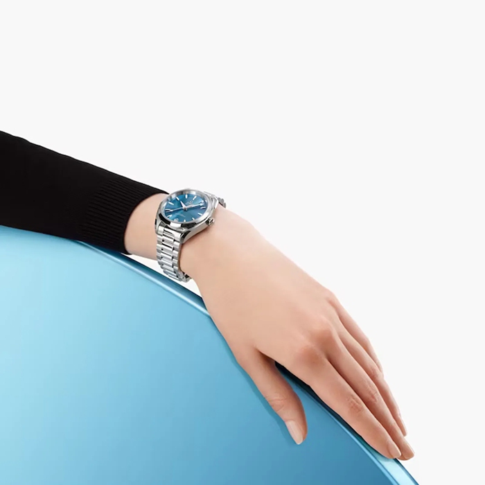 Omega Seamaster Aqua Terra 150m Co-Axial Master Chronometer 34mm Ladies Watch Blue O22010342003002 – Image 3
