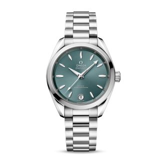 Omega Seamaster Aqua Terra 150m Co-Axial Master Chronometer 34mm Ladies Watch Green O22010342010001