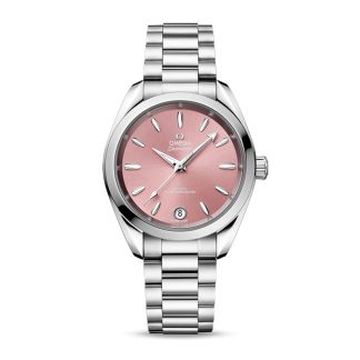 Omega Seamaster Aqua Terra 150m Co-Axial Master Chronometer 34mm Ladies Watch Pink O22010342010003