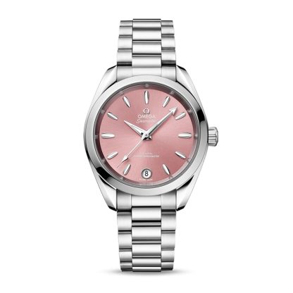 Omega Seamaster Aqua Terra 150m Co-Axial Master Chronometer 34mm Ladies Watch Pink O22010342010003