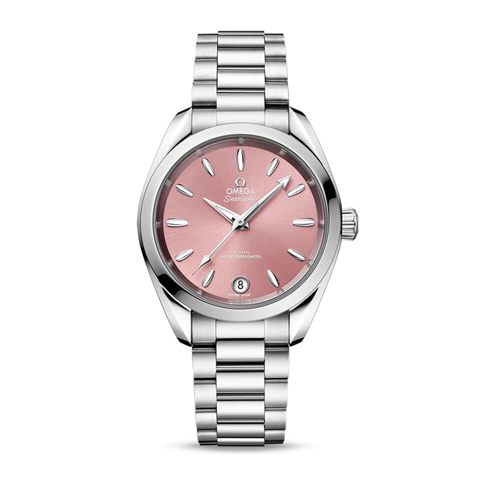 Omega Seamaster Aqua Terra 150m Co-Axial Master Chronometer 34mm Ladies Watch Pink O22010342010003