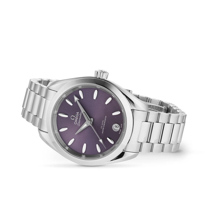 Omega Seamaster Aqua Terra 150m Co-Axial Master Chronometer 34mm Ladies Watch Purple O22010342010002 – Image 2