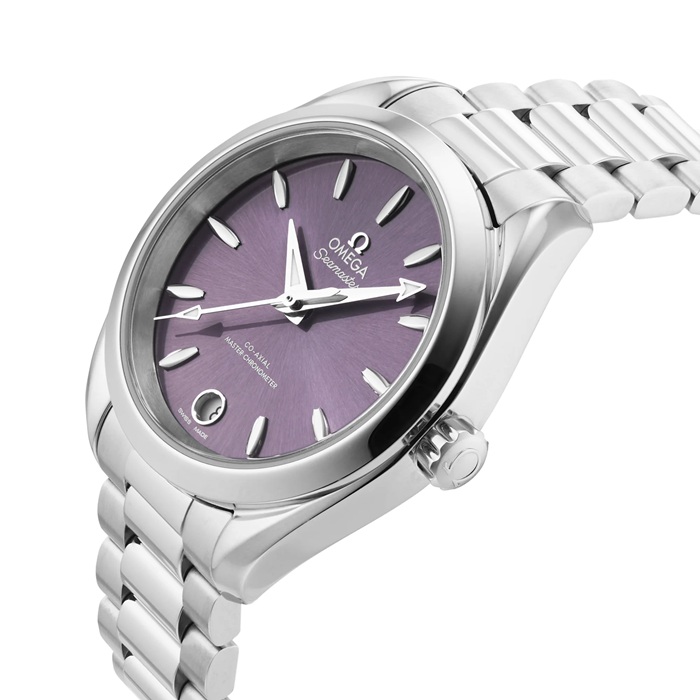 Omega Seamaster Aqua Terra 150m Co-Axial Master Chronometer 34mm Ladies Watch Purple O22010342010002 – Image 4