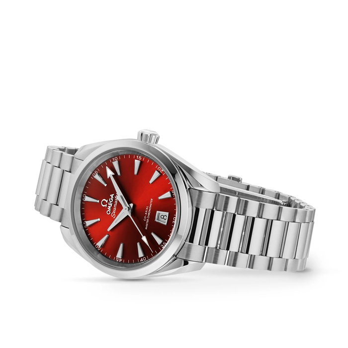 Omega Seamaster Aqua Terra 150m Co-Axial Master Chronometer 38mm Montre Unisexe Rouge Terracotta O22010382013003 – Image 3