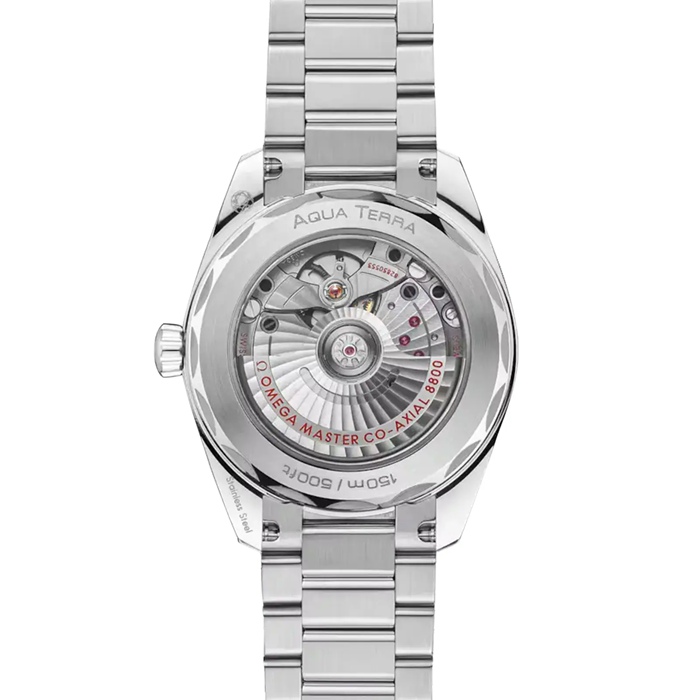 Omega Seamaster Aqua Terra 150m Co-Axial Master Chronometer 38mm Montre Unisexe Vert O22010382010002 – Image 2