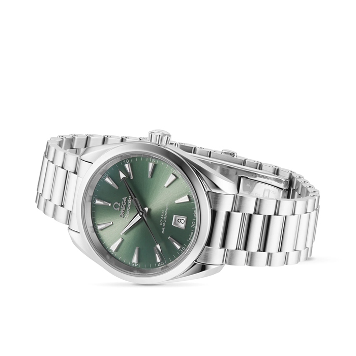 Omega Seamaster Aqua Terra 150m Co-Axial Master Chronometer 38mm Montre Unisexe Vert O22010382010002 – Image 3