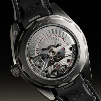Omega Seamaster Aqua Terra 150m Co Axial Master Chronometer GMT Worldtimer 43mm Montre Hommes Caoutchouc Noir O22092432299001 – Image 3