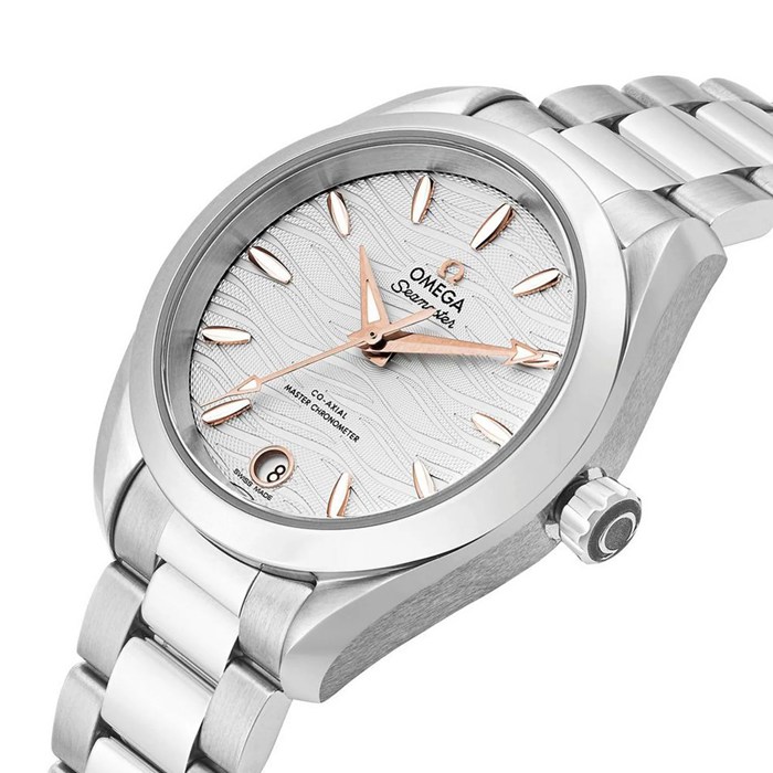 Omega Seamaster Aqua Terra Co-Axial Master Chronometer 34mm Ladies Watch O22010342002001 – Image 3