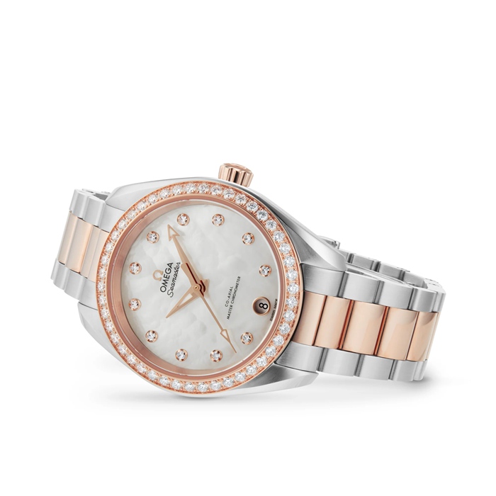 Omega Seamaster Aqua Terra Co-Axial Master Chronometer 34mm Ladies Watch O22025342055001 – Image 3