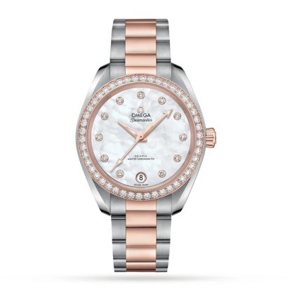 Omega Seamaster Aqua Terra Co-Axial Master Chronometer 34mm Ladies Watch O22025342055001