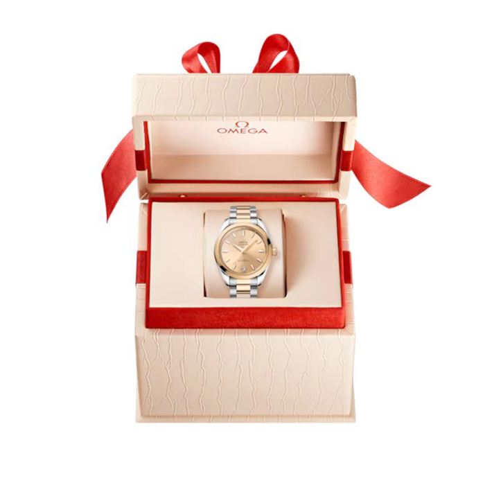 Omega Seamaster Aqua Terra Shades 34 Mm Acier - Moonshine™ Or sur Acier - Moonshine™ Or O22020342008001 – Image 3