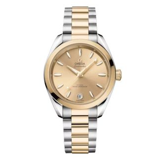 Omega Seamaster Aqua Terra Shades 34 Mm Acier - Moonshine™ Or sur Acier - Moonshine™ Or O22020342008001