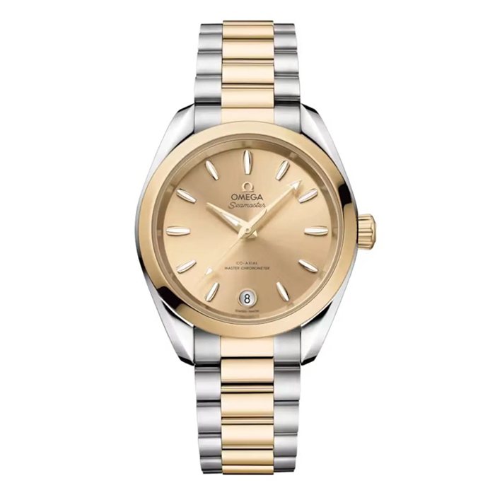 Omega Seamaster Aqua Terra Shades 34 Mm Acier - Moonshine™ Or sur Acier - Moonshine™ Or O22020342008001
