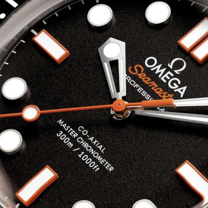 Omega Seamaster Diver 300 Automatic 42mm Mens Watch Orange Rubber O21032422001006 – Image 3