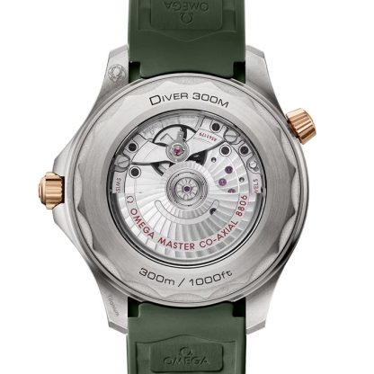 Omega Seamaster Diver 300M 42mm Montre Homme Caoutchouc Vert O21092422010001 – Image 3