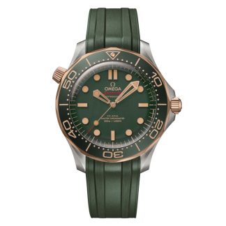 Omega Seamaster Diver 300M 42mm Montre Homme Caoutchouc Vert O21092422010001