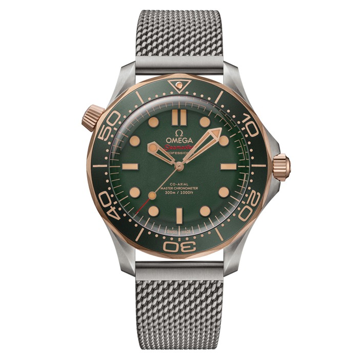 Omega Seamaster Diver 300M 42mm Titanium Mens Green Watch O21090422010001