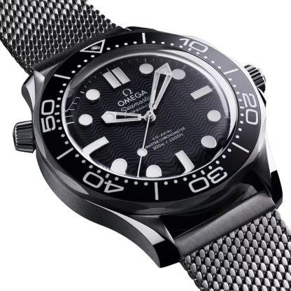 Omega Seamaster Diver 300M Black Dial 42mm Automatic Mens Watch O21030422001010 – Image 4