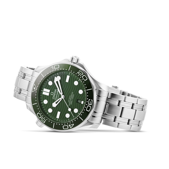 Omega Seamaster Diver 300m Co-Axial Master Chronometer 42mm Montre Homme Vert O21030422010001 – Image 3